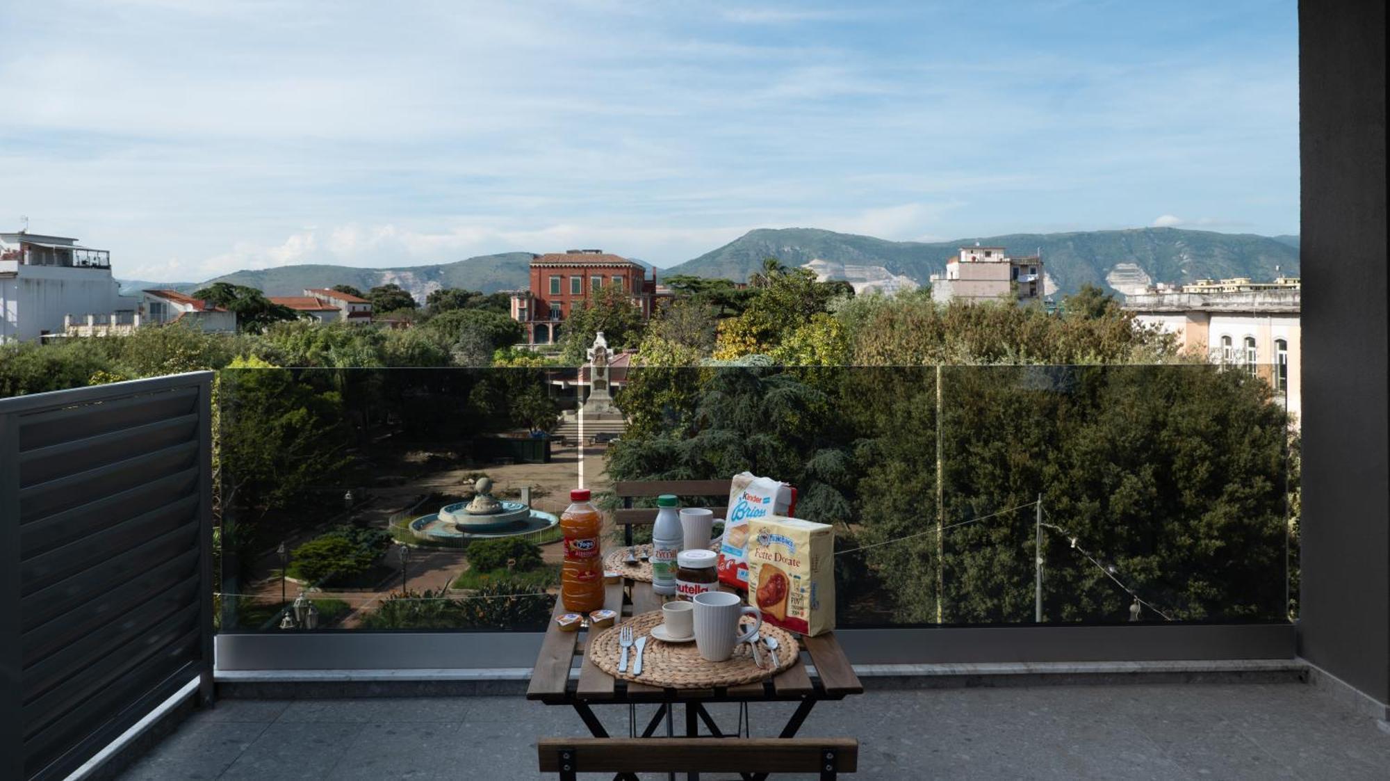 Penthouse Rooms Marigliano - Eleganza Sopra Le Nuvole Esterno foto