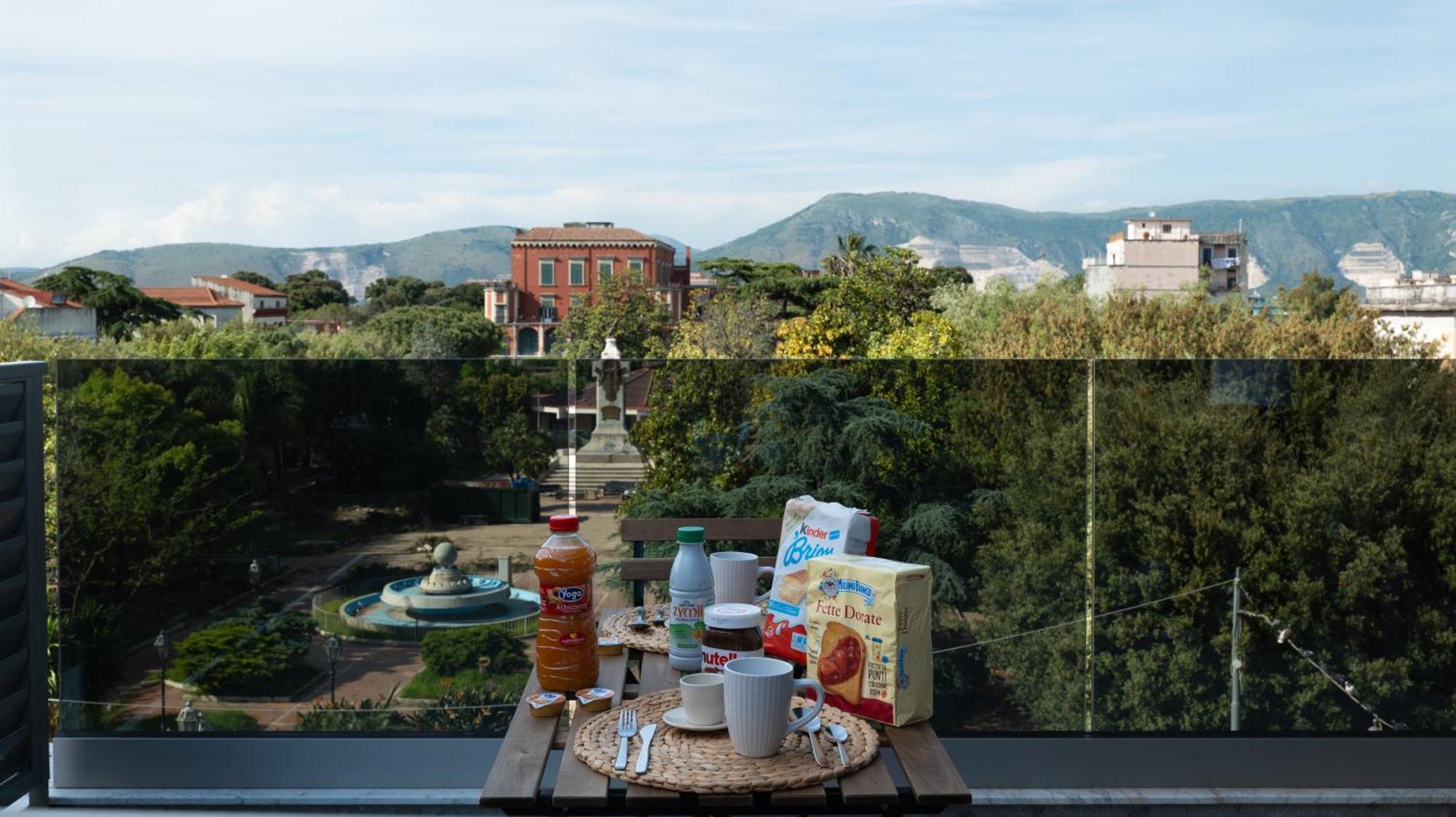 Penthouse Rooms Marigliano - Eleganza Sopra Le Nuvole Esterno foto